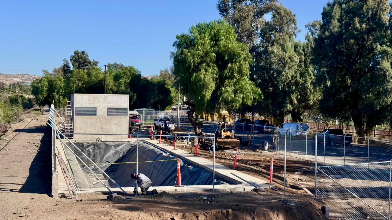 Gobierno de Tecate avanza al 90% en la construcción de la Línea Morada