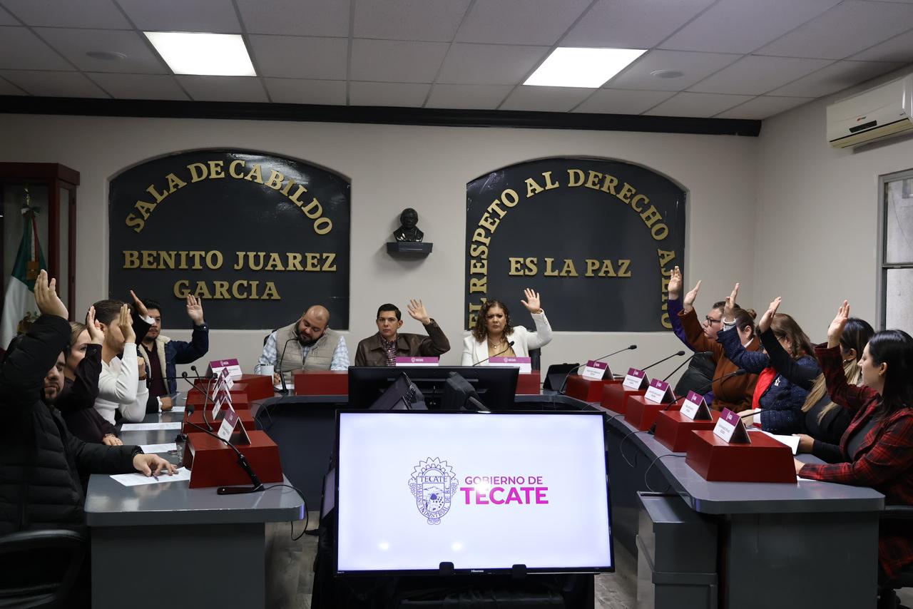 Cabildo de Tecate apreueba presupuesto de egresos 2026 con enfoque social y responsabilidad financiera