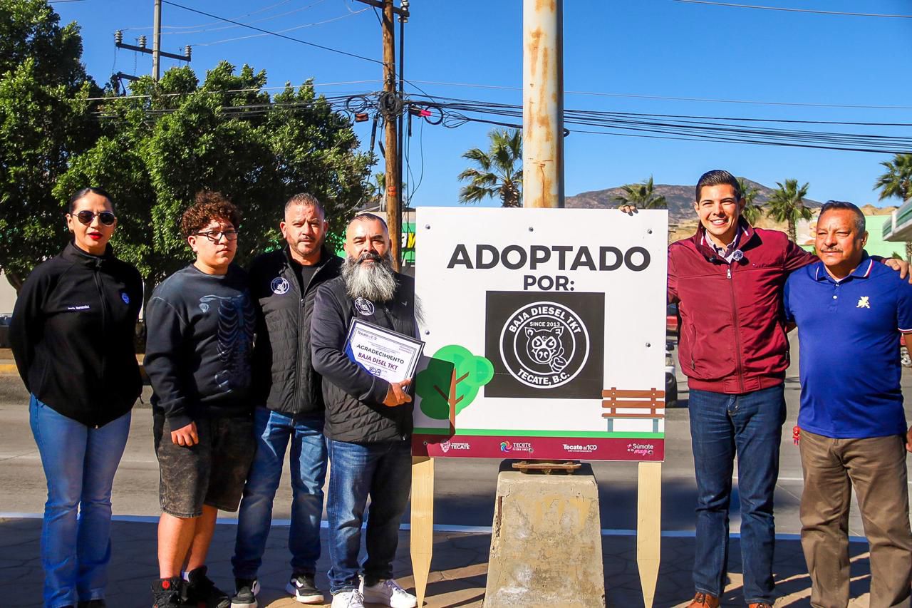 Suman ya 45 adopciones de espacios públicos en Tecate